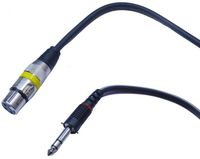 

Krown XLR Female to 6.3MM Stereo Male 15 Meter Cable(Black)