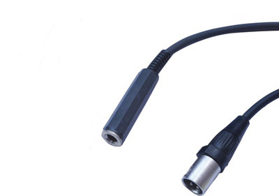 

Krown XLR Male to 6.3MM Stereo Female Cable 3 Meter Cable(Black)