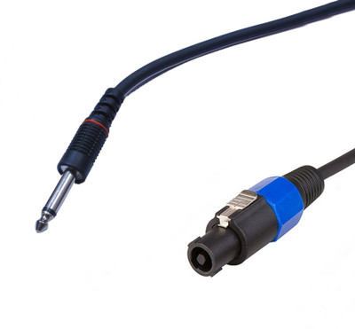 

Krown 6.3MM Mono Male to Speakon 15 Meter Cable(Black)