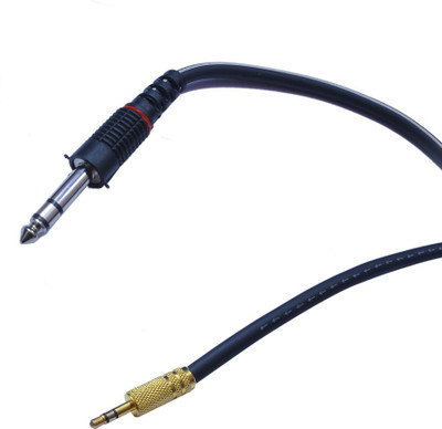 

Krown 6.3MM Stereo Male to 3.5MM Stereo Male 3 Meter Cable(Black)