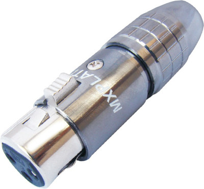 MX XLR 3 PIN MIC FEMALE CABLE LOCKING PLATINUM SERIES CONTACTS GOLD PLATED Connector BRONZE