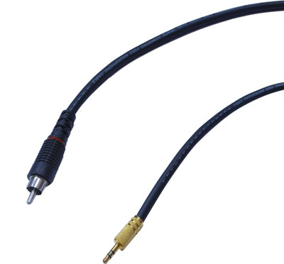 

Krown RCA Male to 3.5MM Stereo Male 5 Meter Cable(Black)