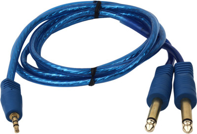 

Prodx 3.5mm sterio male to 6.35mm mono male high grade cable(Blue)