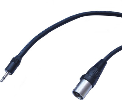 

Krown XLR Male to 3.5MM Mono Male Cable 8 Meter Cable(Black)