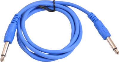 

Prodx 6.35 mono male to 6.35mm mono male high grade 1.5meter cable(Blue)