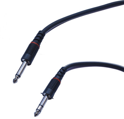 

Krown 6.3MM Mono Male to 6.3MM Stereo Male 20 Meter Cable(Black)