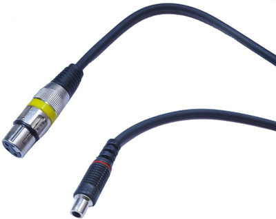 

Krown XLR Female to RCA Female 8 Meter Cable(Black)