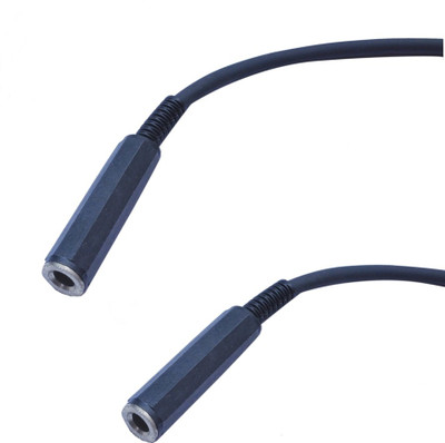 

Krown 6.3MM Stereo Female to 6.3MM Stereo Female 20 Meter Cable(Black)