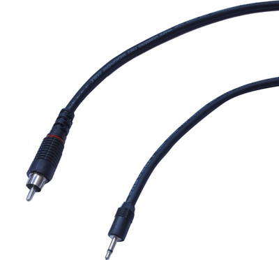 

Krown RCA Male to 3.5MM Mono Male 20 Meter Cable(Black)