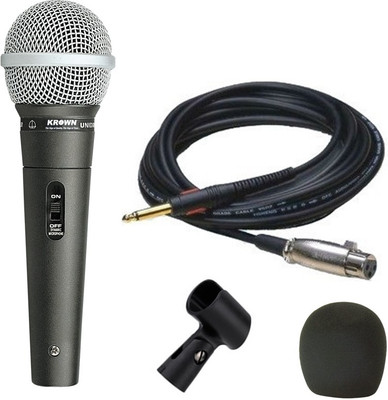 

Krown KM98 XLR Multipurpose General PA Series Indian Mic Microphone