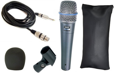 

Krown General Professional PA Series Beta-57 XLR Wired Unidirectional Dynamic Mic Microphone