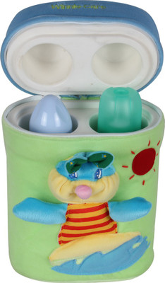 

Ole Baby 3D Pop Out Plush Soft Toy Double Portable Infant Feeding Milk Food Bottle Thermal Warmer Bag Storage Holder (Upto 250ml)(Green
