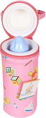 

Ole Baby Teddy Print Assorted Single Portable Infant Feeding Milk Food Bottle Thermal Holder (Upto 250ml each)(Pack of 1, Pink)