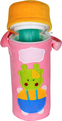 

Ole Baby 3D Pop Out Plush Soft Toy Single Portable Infant Feeding Milk Food Bottle Thermal Warmer Holder (Upto 250ml each)(Pack of 1, Orange, Pink)
