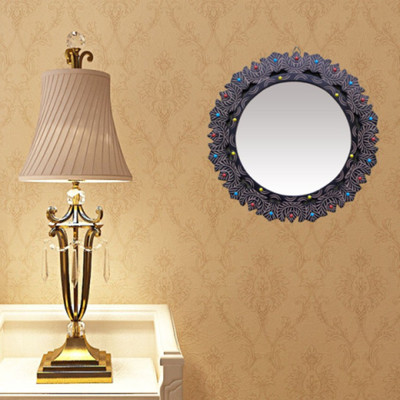 

Onlineshoppee AFR2683 Decorative Mirror(Round)