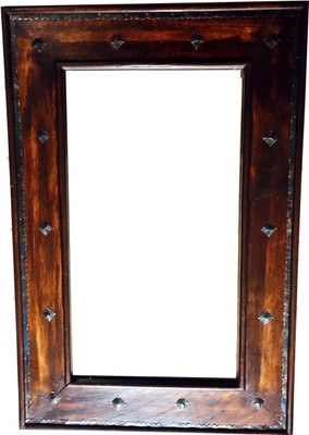 

Akanksha Arts Antique Wood Decorative Mirror(Rectangular)