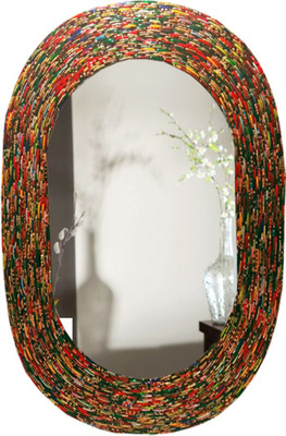 

Usha 000003 Decorative Mirror(Oval Finish : MULTI)