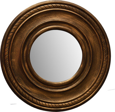 

Hallmarc Mdf Designer Brown Mirror (Round) - 24x24 Bathroom Mirror(Round)