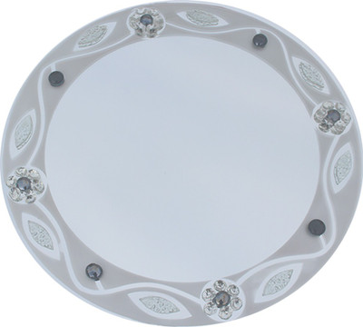 

AdevWorld Mughal Touch Round Mirror Decorative Mirror(Round)