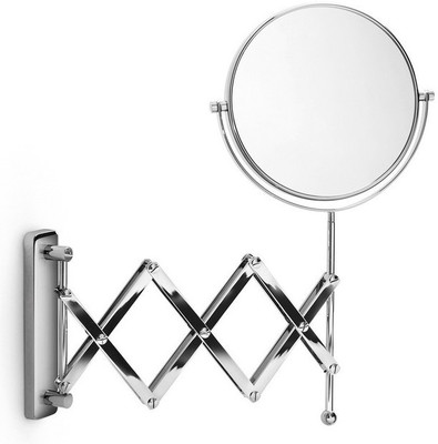 

PG Depot Magnifying mirror zigzag wallmount Magnifying Mirror(Round)