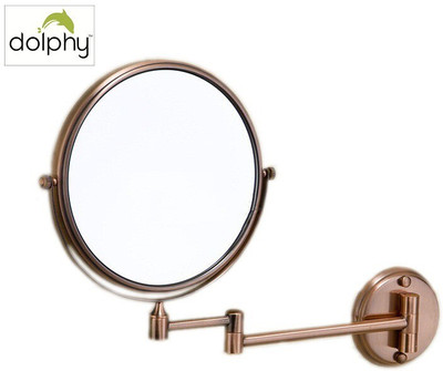 

Dolphy Copper 5x shaving and Make-up 8 inch Magnifying Mirror(Round)