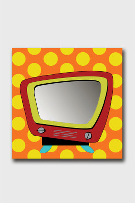 

Poppadum Art MTV Decorative Mirror(Square)