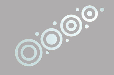 

Indigo Creatives Circle Style Decorative Wall Bathroom Mirror(Circles)