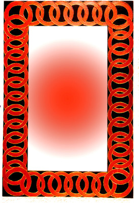 

Akanksha Arts Handmade11 Decorative Mirror(Rectangular)