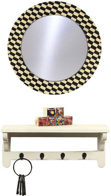 

The Decor Mart MIRRORS10 Bathroom Mirror(Round)