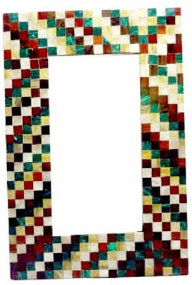

MH 13 Decorative Mirror(Rectangle Finish : Abstract)