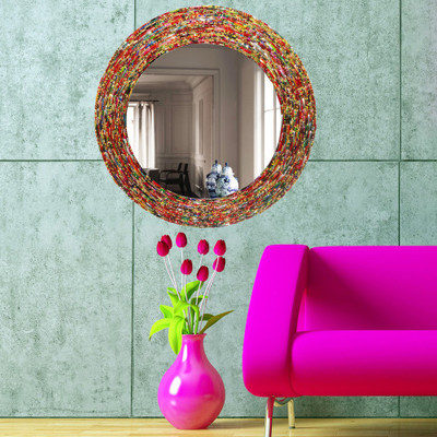 

Usha 000001 Decorative Mirror(Round Finish : MULTI)