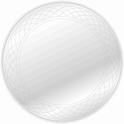 Kartprint Wire Decorative Mirror(Round)