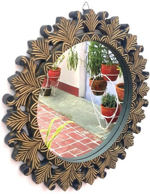 

Onlineshoppee AFR1185 Decorative Mirror(Round)
