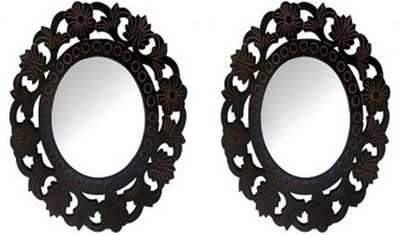 

Onlineshoppee AFR1889 Decorative Mirror(Round)