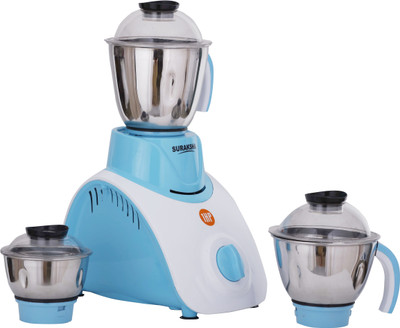 

Suraksha Benz 750 W Juicer Mixer Grinder(Blue, 3 Jars)