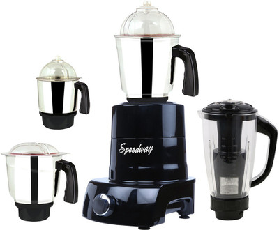 

speedway MA ABS Body MGJ 2017-99 600 W Mixer Grinder(Multicolor, 4 Jars)