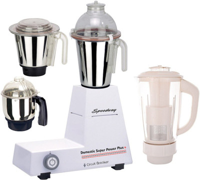 

speedway SW-MG16 53 600 W Mixer Grinder(White, 4 Jars)