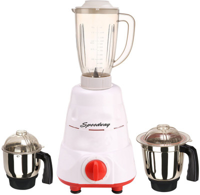 

speedway ABS Body MGJ-WFJ16-114 1000 W Mixer Grinder(Multicolor, 3 Jars)