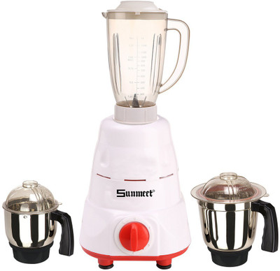 

Sunmeet ABS Body MGJ-WFJ16-18 600 W Mixer Grinder(Multicolor, 3 Jars)