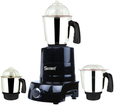 

Sunmeet ABS Body MGJ 2017-72 600 W Mixer Grinder(Multicolor, 3 Jars)