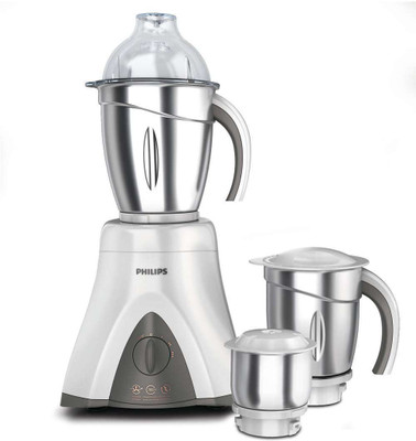 

Philips HL7750/00 650 W Mixer Grinder(Ink Black And Bright White, 3 Jars)