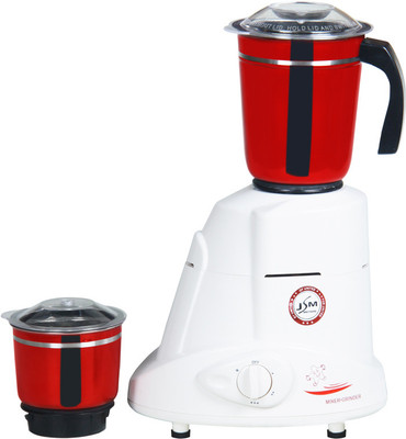 

JSM crystal red 450 W Mixer Grinder(White, 2 Jars)