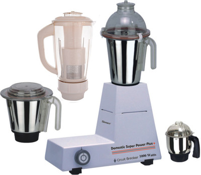 

Sunmeet Perfection 1000 W Mixer Grinder(White, 4 Jars)