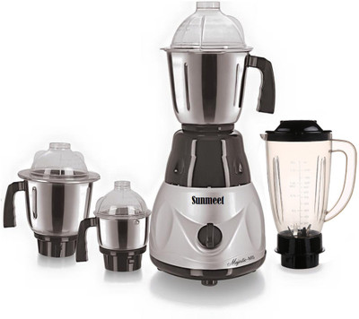 

Sunmeet ABS Body MG16-WFJ32 600 W Juicer Mixer Grinder(Multicolor, 4 Jars)