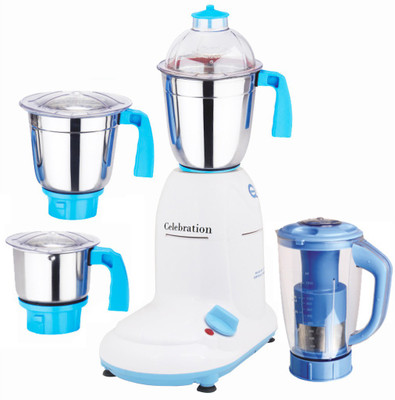 

Celebration C MG16 121 1000 W Mixer Grinder(White, 4 Jars)