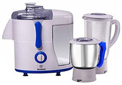 

Westinghouse WKJMGSW500 500 W Juicer Mixer Grinder(White, Blue, 2 Jars), Blue;white