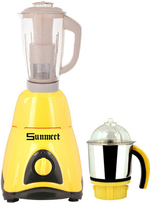

Sunmeet Latest Jar attachments of chutney & juicer jarType-333 1000 W Juicer Mixer Grinder(Multicolor, 2 Jars)