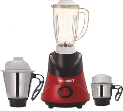 

Sunmeet ABS Body MGJ-WFJ16-118 1000 W Mixer Grinder(Multicolor, 3 Jars)