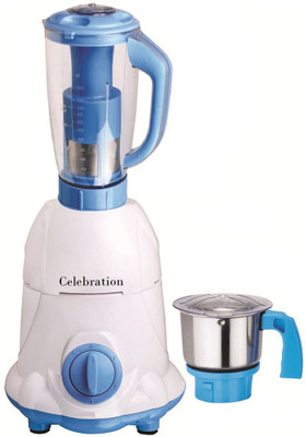

Celebration Latest Jar attachments of chutney & juicer jarType-11 1000 W Juicer Mixer Grinder(Multicolor, 2 Jars)