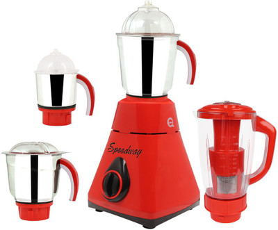 

Sunmeet MG16-664 750 W Juicer Mixer Grinder(Red, 4 Jars)